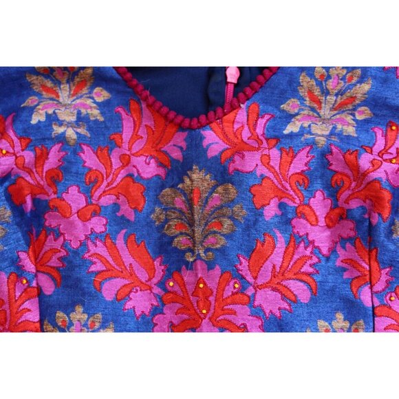 Payal Jain - Francesca Suzani Print Multicolor Dress in size 10 - Picture 12 of 12